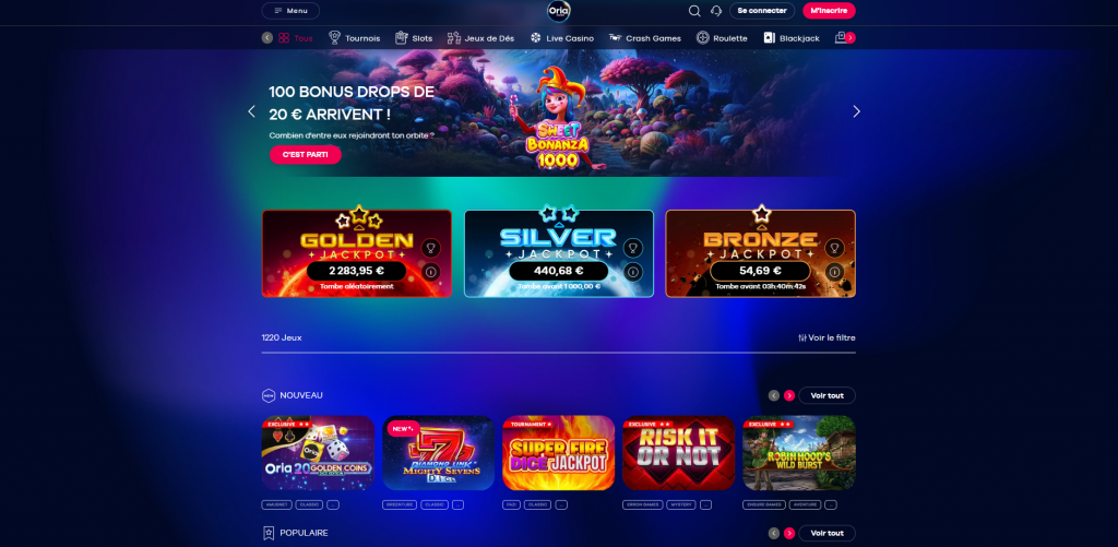 Avis oria casino